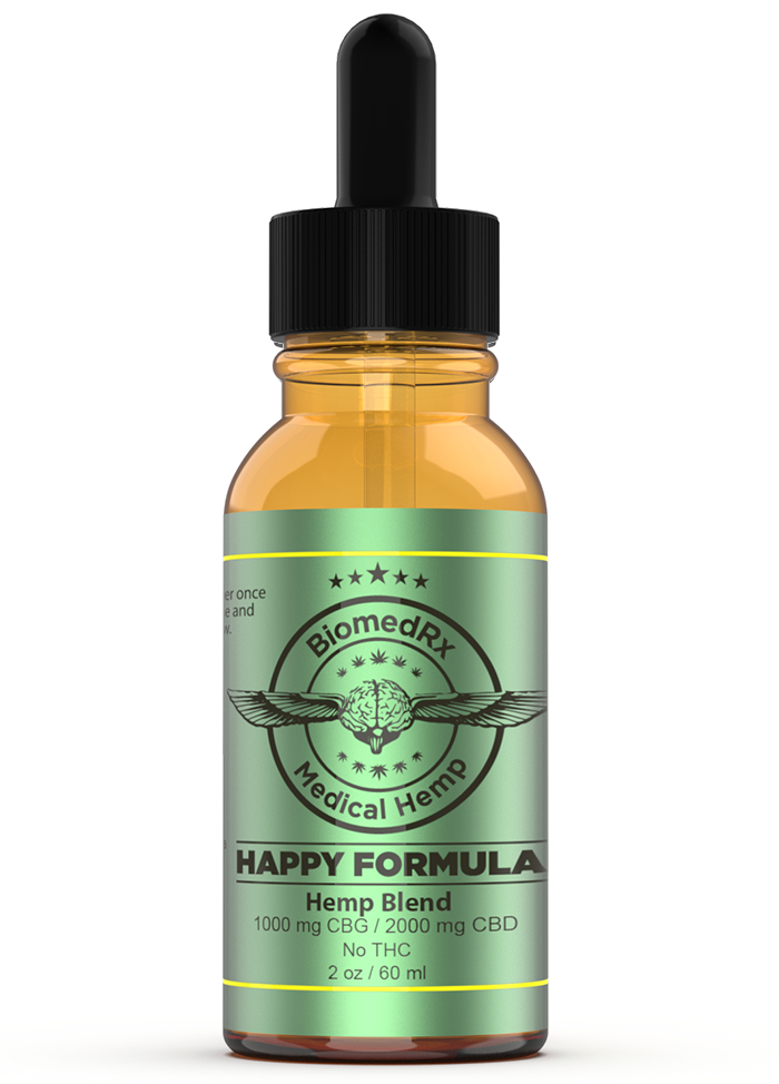 Happy Formula1000mg CBG 2000mg CBD